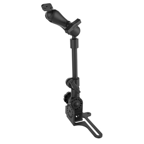 RAM-316-HD-238U RAM Pod HD™ Vehicle Mount with 12" Aluminum Rod and Diamond Plate