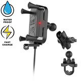 RAM-B-149Z-A-UN12W-V7M-1 RAM® Tough-Charge™ 15W Waterproof Wireless Charging Motorcycle Mount