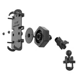 RAM-B-149Z-A-PD4-462 RAM® Quick-Grip™ XL Phone Mount with Vibe-Safe™ & U-Bolt Base - Short