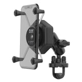 RAM-B-149Z-A-UN10-462 RAM® X-Grip® Large Phone Mount with Vibe-Safe™ & U-Bolt Base - Short