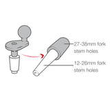 RAM-B-176-A-UN10-462 RAM® X-Grip® Large Phone Mount with Vibe-Safe™ & Fork Stem Base - Short