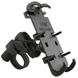 RAP-B-460-A-PD4U RAM Quick-Grip™ XL Phone Mount with RAM® Tough-Strap™ Handlebar Base