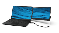 Luxor LTTL121 SideTrak Swivel HD 12.5" Attachable Portable Monitor