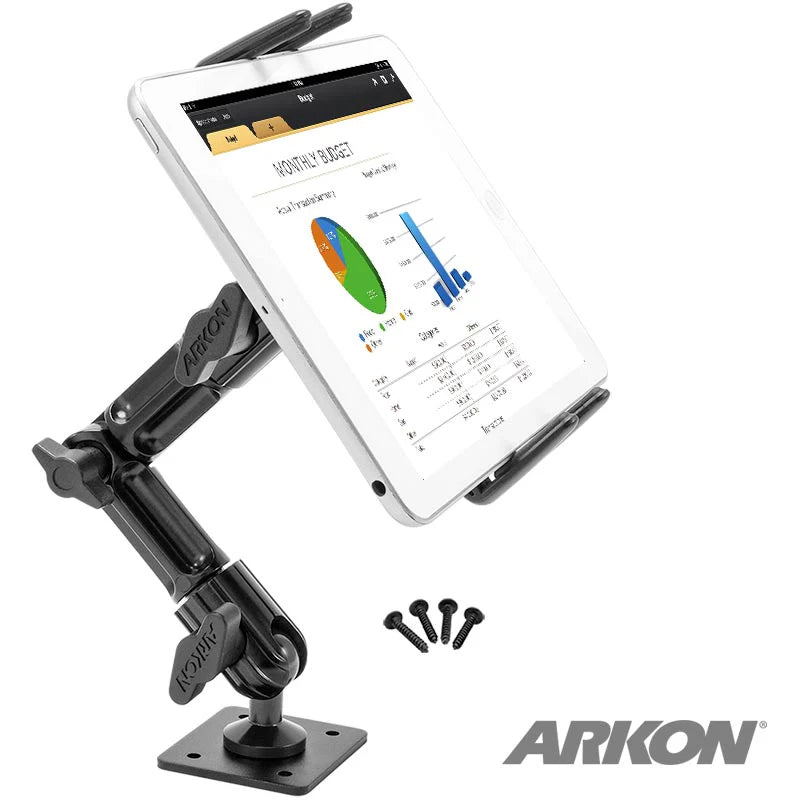 Arkon HD006 Heavy-Duty Multi-Angle Drill-Base Mounting Pedestal with 8