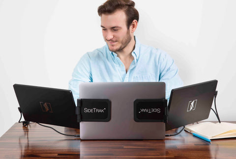 Luxor LTTL122 SideTrak Swivel Triple HD 12.5" Attachable Portable Monitor