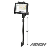 Arkon TAB5RM8825AL Robust Heavy-Duty Locking Tablet Seat Rail or Floor Mount