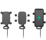 RAM-B-149Z-A-UN12W-V7M RAM Tough-Charge™ Waterproof Wireless Charging Motorcycle Mount - Synergy Mounting Systems