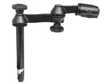 RAM-VP-TTM8-1U RAM Mounts Double Swing Arm with Open Socket for 1.5" Ball - Synergy Mounting Systems