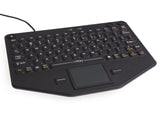 iKey SL-80-TP Compact USB Mobile Keyboard with Touchpad