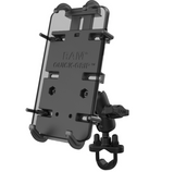 RAM-B-149Z-A-PD4U RAM Mounts Quick-Grip™ XL Phone Mount with Handlebar U-Bolt Base - Synergy Mounting Systems