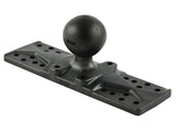 RAP-111BU RAM Mounts Universal Composite Marine Electronic Plate w/ 1.5-Inch Ball - Synergy Mounting Systems