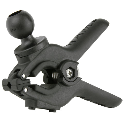 RAP-B-397-2U RAM Mounts Universal Medium Tough-Clamp w/ 1" Diameter Rubber Ball - Synergy Mounting Systems