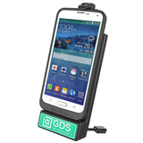 RAM-B-176-GDS-DOCK-V1U RAM Mounts GDS® Universal Phone Dock with Motorcycle Fork Stem Base - Synergy Mounting Systems