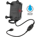 RAM-HOL-UN12WB RAM Tough-Charge™ with X-Grip® Tech Waterproof Wireless Charging Holder - Synergy Mounting Systems