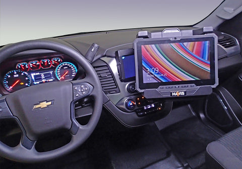 Havis C-DMM-3003 Heavy-Duty Dash Mount for 2015-2020 Chevrolet Tahoe and Retail Suburban/Yukon - Synergy Mounting Systems