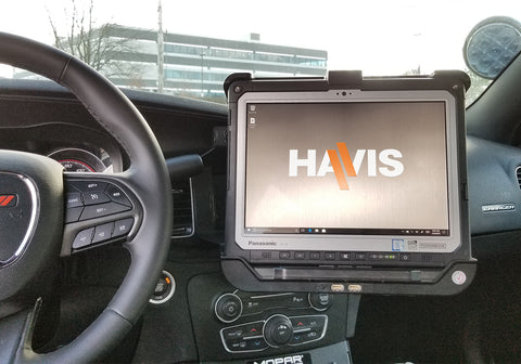 Havis C-DMM-3005 Heavy-Duty Dash Mount for 2015-2021 Dodge Charger Police Pursuit and Charger SXT - Synergy Mounting Systems