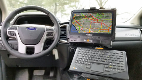 Havis C-DMM-3014 Heavy-Duty Dash Mount for 2019-2021 Ford Ranger - Synergy Mounting Systems
