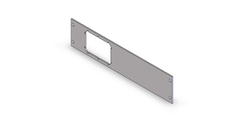 Havis C-EB20-RAU-1P 1-Piece Equipment Mounting Bracket, 2" Mounting Space, Fits Factory USB/AUX module for the 2013-2017 Dodge Ram - Synergy Mounting Systems