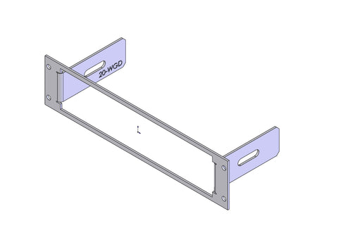 Havis C-EB20-WGD-1P 1-Piece Equipment Mounting Bracket, 2" Mounting Space, Fits WatchGuard 4RE DVR - Synergy Mounting Systems