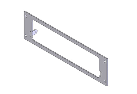 Havis C-EB25-IC1-1P 1-Piece Equipment Mounting Bracket, 2.5" Mounting Space, Fits Icom America IC-F9511HT remote radio - Synergy Mounting Systems