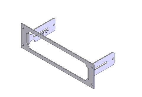 Havis C-EB25-IC9-1P 1-Piece Equipment Mounting Bracket, 2.5" Mounting Space, Fits Icom America IC-F9511S radio - Synergy Mounting Systems