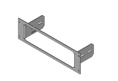 Havis C-EB25-KNX-1P 1-Piece Equipment Mounting Bracket, 2.5" Mounting Space, Fits Kenwood Radio - Synergy Mounting Systems