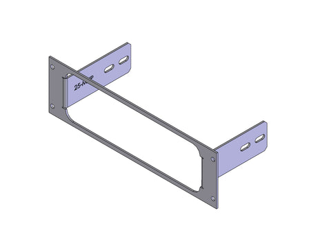 Havis C-EB25-MXP-1P 1-Piece Equipment Mounting Bracket, 2.5" Mounting Space, Fits Motorola XPR 4550 - Synergy Mounting Systems