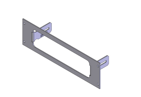 Havis C-EB25-T81-1P 1-Piece Equipment Mounting Bracket, 2.5" Mounting Space, Fits Kenwood TK-8180, TK-7180, TK-7160, TK-8160 - Synergy Mounting Systems