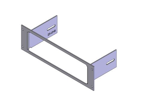 Havis C-EB25-UN8-1P 1-Piece Equipment Mounting Bracket, 2.5" Mounting Space, Fits Uniden BCT8 - Synergy Mounting Systems