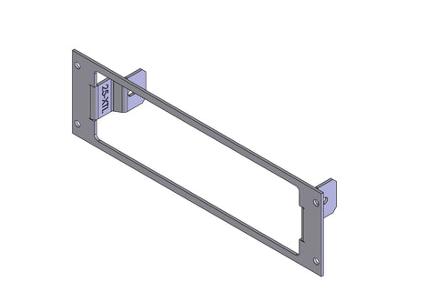 Havis C-EB25-XTL-1P 1-Piece Equipment Mounting Bracket, 2.5" Mounting Space, Fits Motorola XTL2500, XTL5000-05, APX-7500, - Synergy Mounting Systems