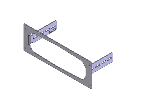 Havis C-EB30-CDS-1P 1-Piece Equipment Mounting Bracket, 3" Mounting Space, Fits Motorola CDM 750, 120, 1550 Flush-Mounting - Synergy Mounting Systems