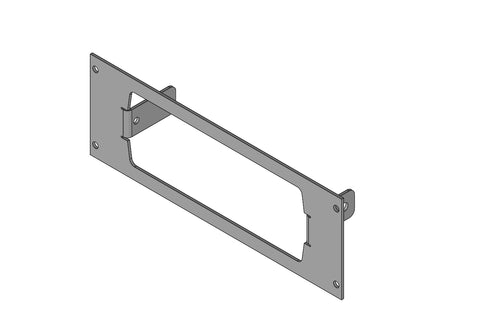 Havis C-EB30-DMX-1P 1-Piece Equipment Mounting Bracket, 3" Mounting Space, Fits Bendix King DMH Self Contained Radio - Synergy Mounting Systems