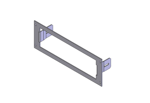 Havis C-EB30-EFR-1P 1-Piece Equipment Mounting Bracket, 3" Mounting Space, Fits E.F. Johnson Ascend/Summit Radio, 53SL - Synergy Mounting Systems