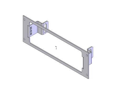 Havis C-EB30-EOR-1P 1-Piece Equipment Mounting Bracket, 3" Mounting Space, Fits M/A-COM M-7100, M/A-COM / Com-Net/ Ericsson/ GE Orion 2 Pc. - Synergy Mounting Systems