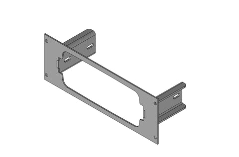 Havis C-EB30-KNG-1P 1-Piece Equipment Mounting Bracket, 3" Mounting Space, Fits Relm KNG Series - Synergy Mounting Systems