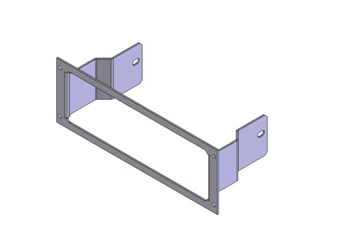 Havis C-EB30-MCS-1P 1-Piece Equipment Mounting Bracket, 3" Mounting Space, Fits Motorola MCS2000 Model 2 Or 3 - Synergy Mounting Systems