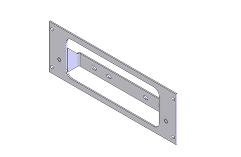 Havis C-EB30-SO9-1P 1-Piece Equipment Mounting Bracket, 3" Mounting Space, Fits SoundOff Signal ETSP990 - Synergy Mounting Systems