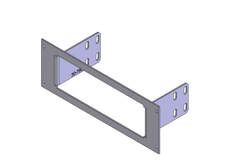 Havis C-EB30-T80-1P 1-Piece Equipment Mounting Bracket, 3" Mounting Space, Fits Tait TM8110, TM8200, TM8255 - Synergy Mounting Systems