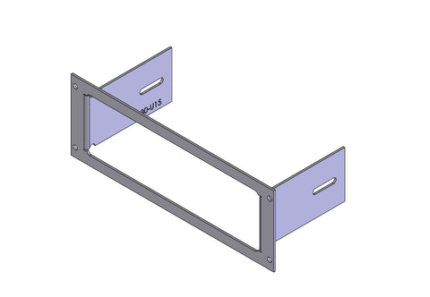 Havis C-EB30-U15-1P 1-Piece Equipment Mounting Bracket, 3" Mounting Space, Fits Uniden BCT15 - Synergy Mounting Systems