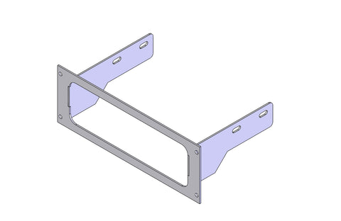 Havis C-EB30-VM6-1P 1-Piece Equipment Mounting Bracket, 3" Mounting Space, Fits Kenwood/E.F. Johnson VM600 & VM900 Self-contained radio - Synergy Mounting Systems