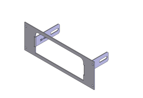 Havis C-EB30-WEP-1P 1-Piece Equipment Mounting Bracket, 3" Mounting Space, Fits Whelen Epsilon EPSL1 - Synergy Mounting Systems