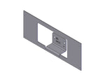 Havis C-EB35-MCC-1P 1-Piece Equipment Mounting Bracket, 3.5" Mounting Space, Fits Code 3/Public Safety Equipment MicroCom2 - Synergy Mounting Systems