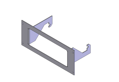 Havis C-EB35-PA3-1P 1-Piece Equipment Mounting Bracket, 3.5" Mounting Space, Fits Federal Signal PA-300 - Synergy Mounting Systems
