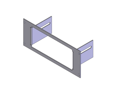 Havis C-EB35-SC4-1P 1-Piece Equipment Mounting Bracket, 3.5" Mounting Space, Fits Misc. Carson SC-409 - Synergy Mounting Systems