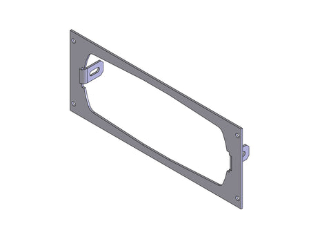 Havis C-EB35-T91-1P 1-Piece Equipment Mounting Bracket, 3.5" Mounting Space, Fits Tait TM9155 & TM9455 - Synergy Mounting Systems
