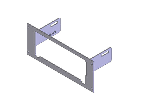 Havis C-EB35-VC1-1P 1-Piece Equipment Mounting Bracket, 3.5" Mounting Space, Fits Code 3/ Public Safety Equip. 3600 Series V-Con - Synergy Mounting Systems