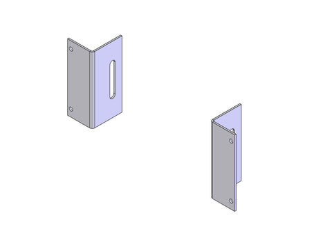 Havis C-EB35-WS9 2-Piece Equipment Mounting Bracket, 3.5" Mounting Space, Fits Whelen 295HFS4, 295HFS5/6, 295HFS9, 295SLSA6 - Synergy Mounting Systems