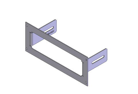 Havis C-EB35-XG1-1P 1-Piece Equipment Mounting Bracket, 3.5" Mounting Space, Fits Unity XG-100M Radio - Synergy Mounting Systems