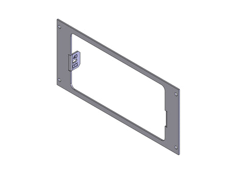 Havis C-EB40-CCS-1P 1-Piece Equipment Mounting Bracket, 4" Mounting Space, Fits Whelen Cencom CCSRN, CCSRNTA, MPC03 - Synergy Mounting Systems