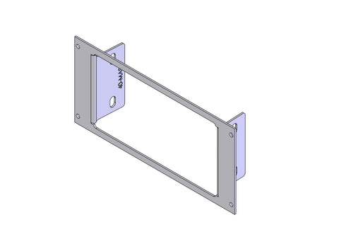 Havis C-EB40-MA9-1P 1-Piece Equipment Mounting Bracket, 4" Mounting Space, Fits Motorola Spectra A9, W9, XTL5000 W9 - Synergy Mounting Systems